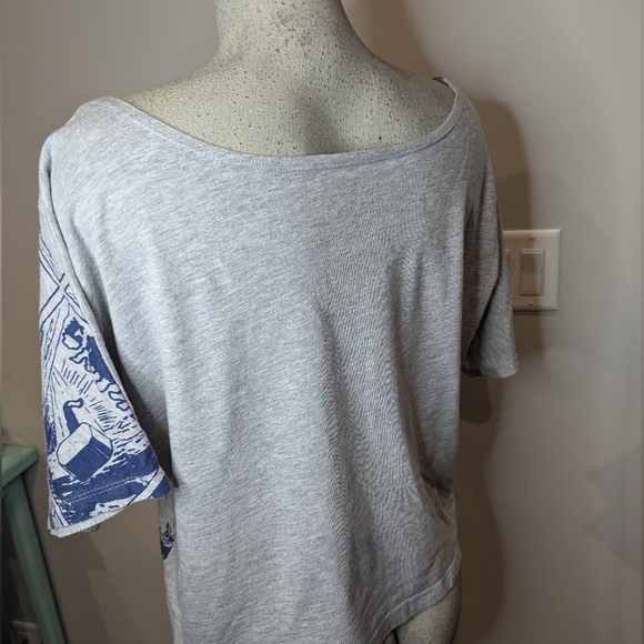 MARVEL "HER"OES  Oversize crop Graphic Thor Tee Size M oversized - Picture 5 of 7